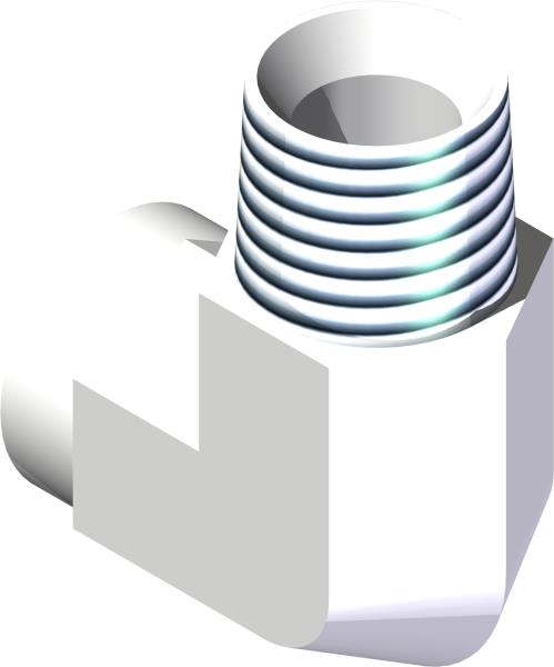 Fitting, 90 MFE 3/8 x 1/4