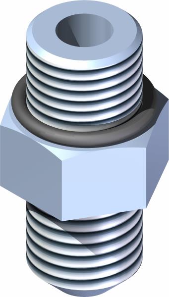 Fitting, M Conn 3/8 x 3/8