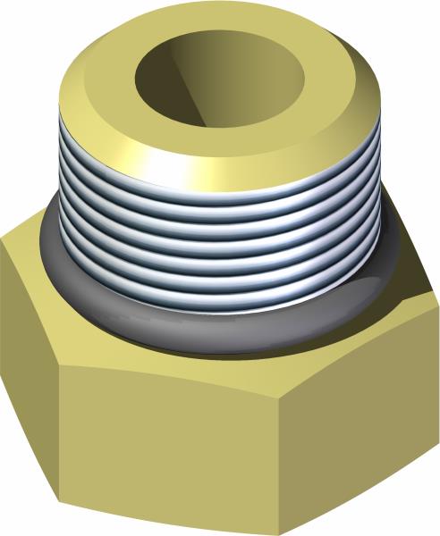 Fitting, Plug 6MB