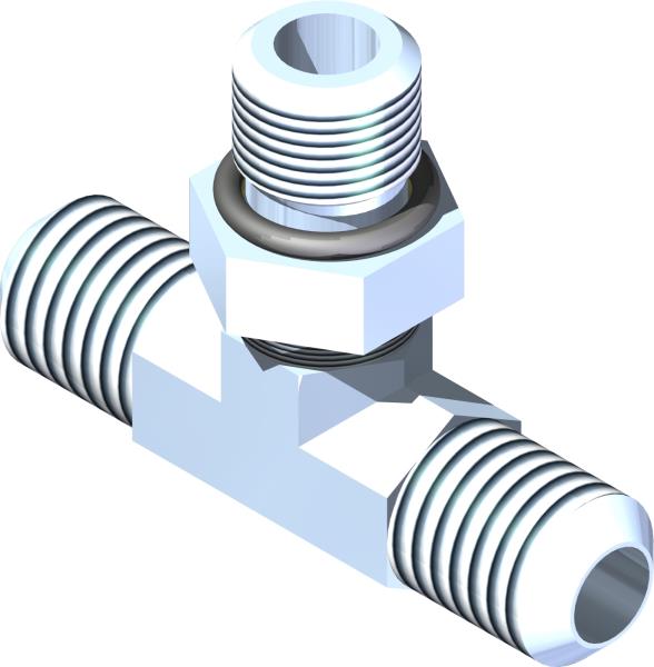 Fitting, M TEE 3/8 x 3/8 x 3/8