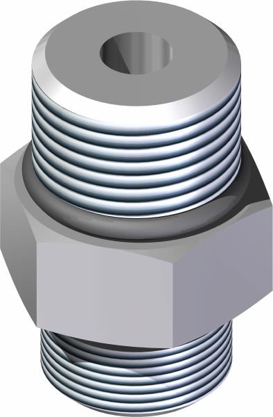 Fitting, Connector 06MFF x 08MB