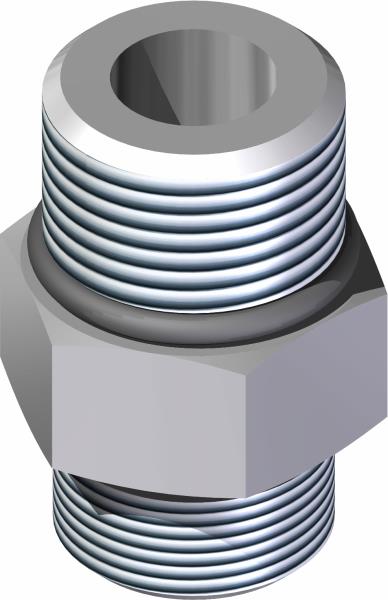 Fitting, Connector 8MFF x 10MB