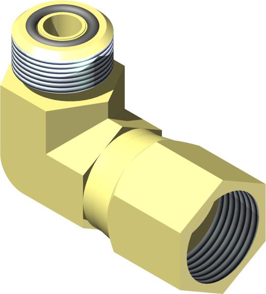 Fitting, 90 Elbow 6MFF x 6FFS