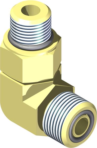 Fitting, 90 Elbow - 6MFF x 6MB