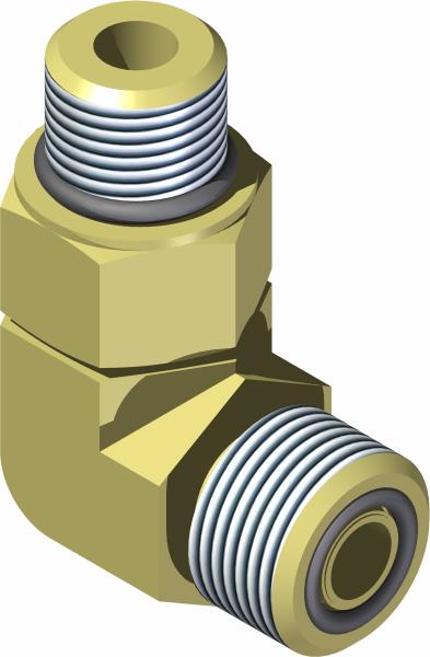 Fitting, 90 Elbow - 6MFF x 6MB