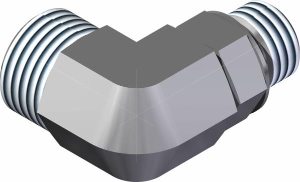 Fitting, 90 Elbow -12MF x -10MB