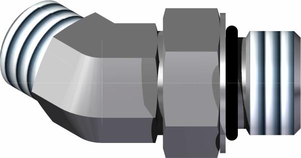 Fitting, 45 Elbow -06MF X -08MB