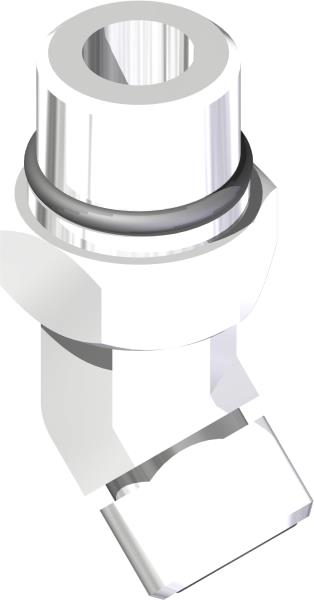 Fitting, 45 Elbow -08MFF x -10MB