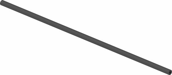 Hose, Fuel Rated Black1/4 x 1/2" x 21.5"