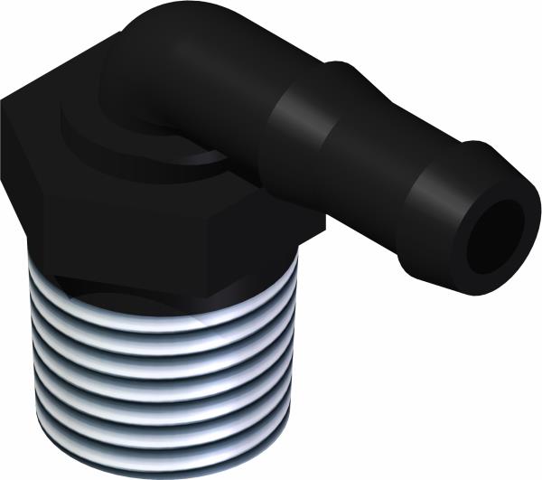Fitting, 90 Elbow 3/4 MPT x 1/2 Barb