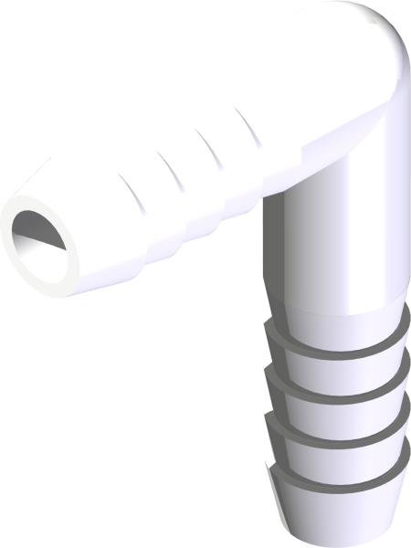 Fitting, 90 Elbow 3/8 Barb