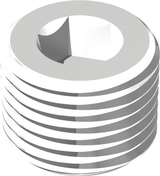 Pipe, Plug 1/8 Hex Socket Zp