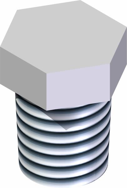 Plug, 1/4 BSPT Pipe