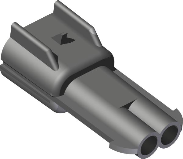 Connector, 2 Pos MP280 Male