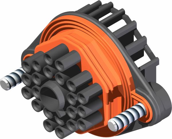 Connector, 22 Pos Wpak Female