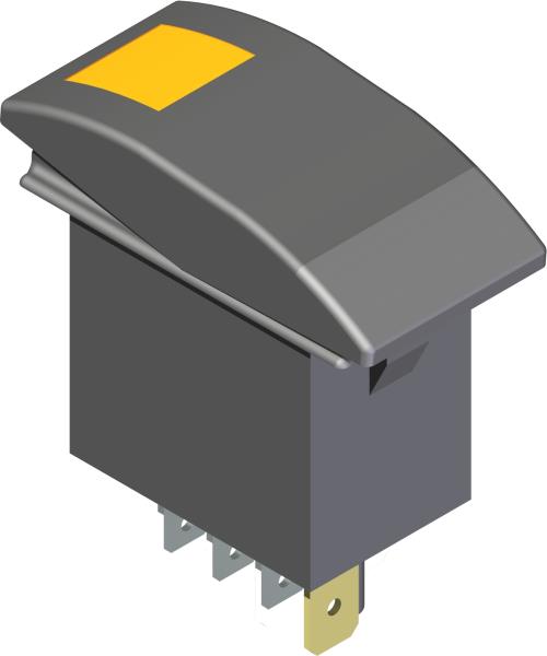 Switch, Rocker On/Off - Lit