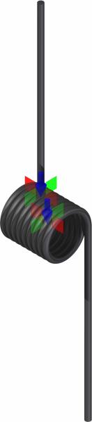 Spring, Torsion LH .83"ID SS