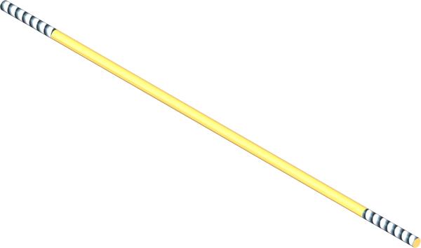 Rod, Thread 3/8-24x20.25 RH/LH