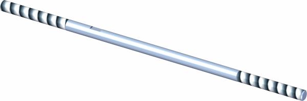 Rod, Thread 3/8-24 X 11.50" RH/LH ZP