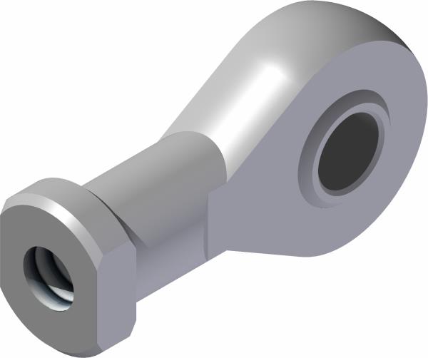 Rod End, 3/8 Spherical LH Thrd