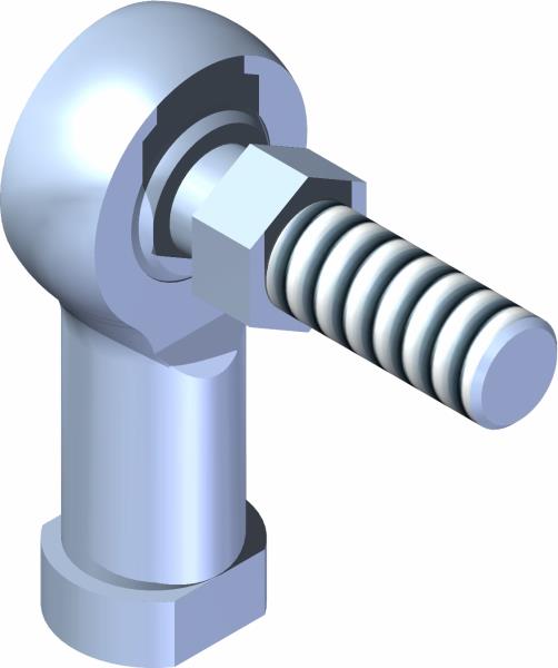 Rod End, 3/8 Spherical w/Stud