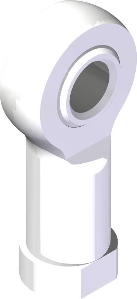 Rod End, 1/2 Spherical LH Thrd