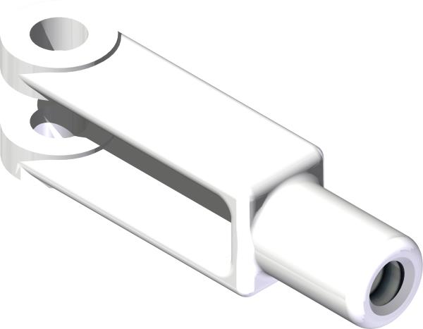Clevis End, 1/4-28