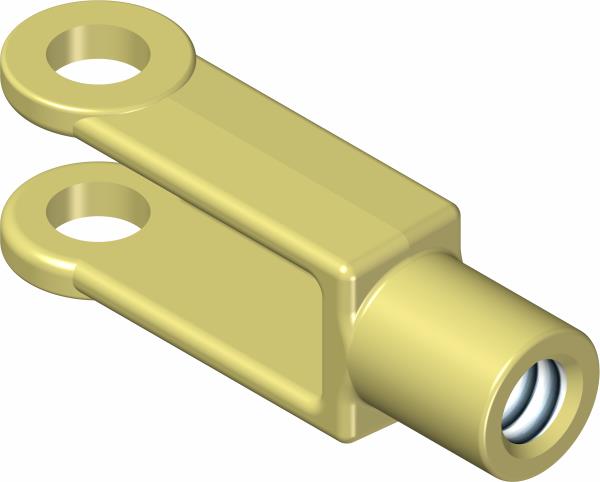 Clevis End, 1/2-20 RH Mod ZPx