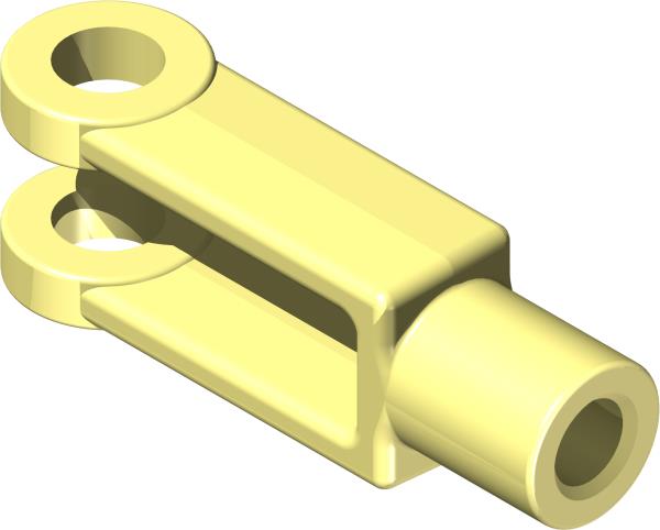 Clevis End, 1/2-20 RH Thread