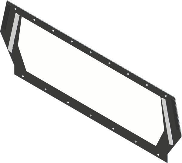 Window, Rear Lower Canvas