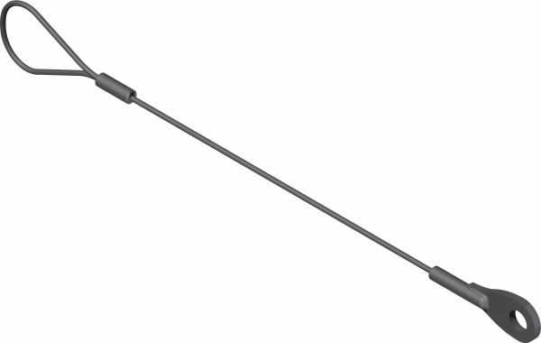 Lanyard, 3/64 x 6" SS