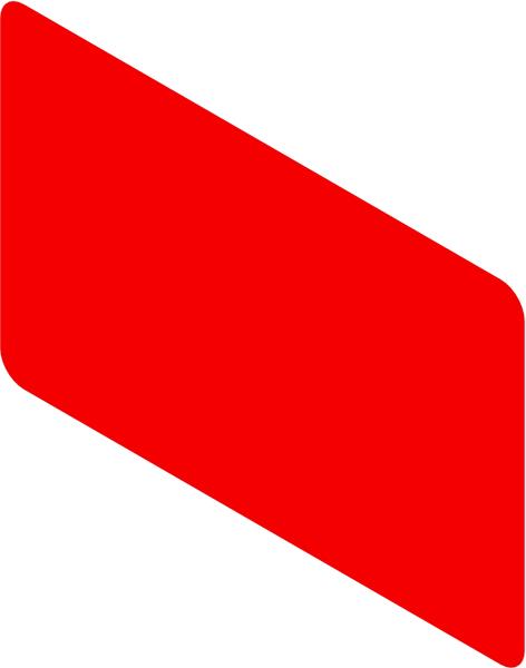 Reflector, Red 1 3/4 x 2 3/4