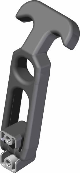 Latch, Rubber Draw T-Handle Only