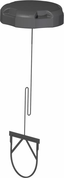 Cap, Fuel 3-1/2" Unvented