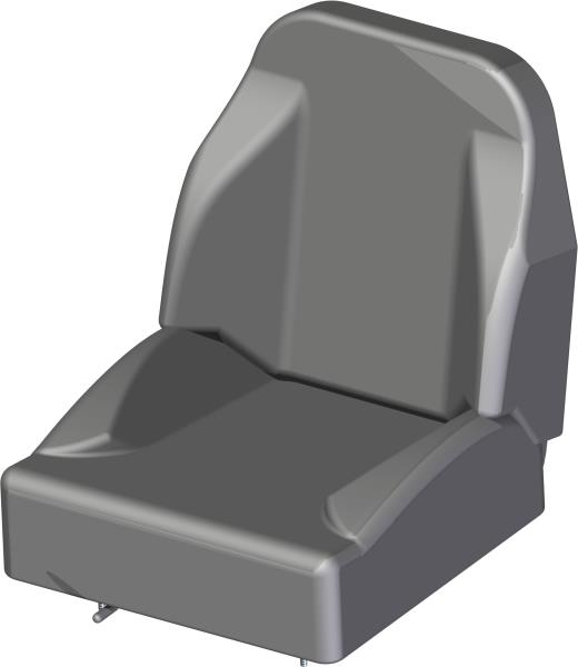 Seat, Deluxe w/Manual Holder
