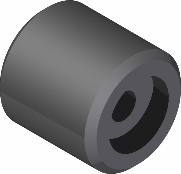 Roller, End  4" Dia x 4" Long