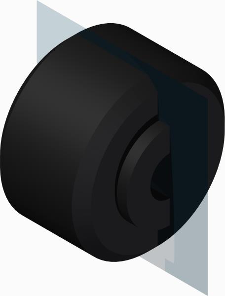 Roller, End 4" OD x 2.69" Long