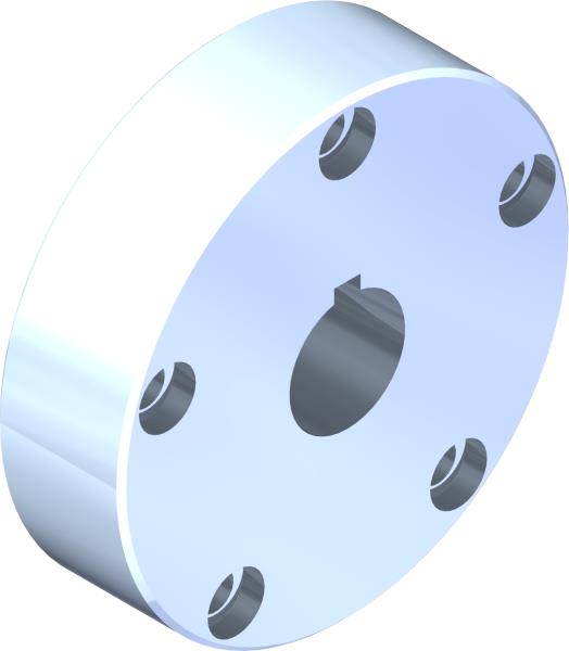 Hub, 5-Bolt Stub Taper