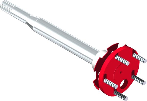 Shaft, Axle Asm Peerless