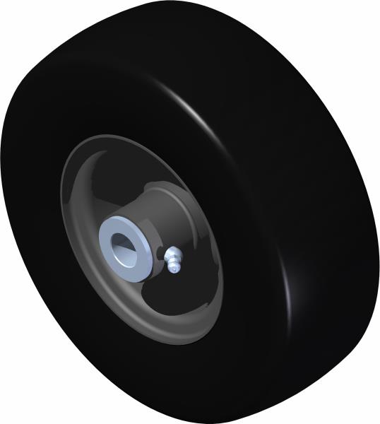 Wheel, Asm 9 x 3.5 x 4 Flatfree