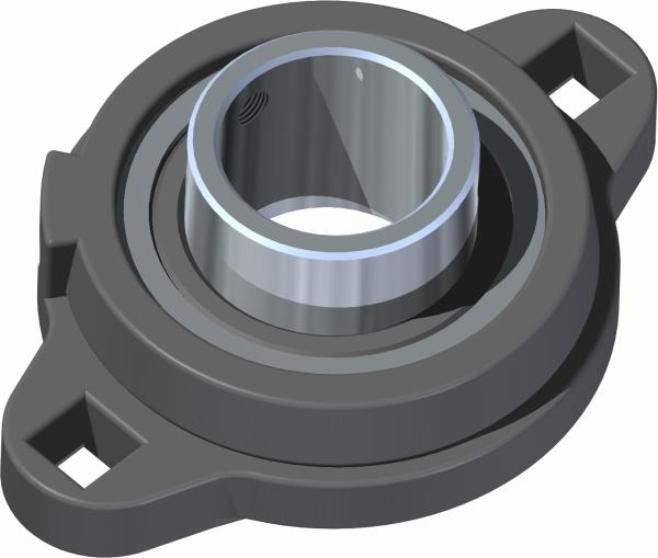 Bearing, Flange Block 1"