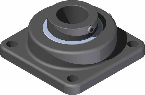 Bearing, Flange Block 1 1/2