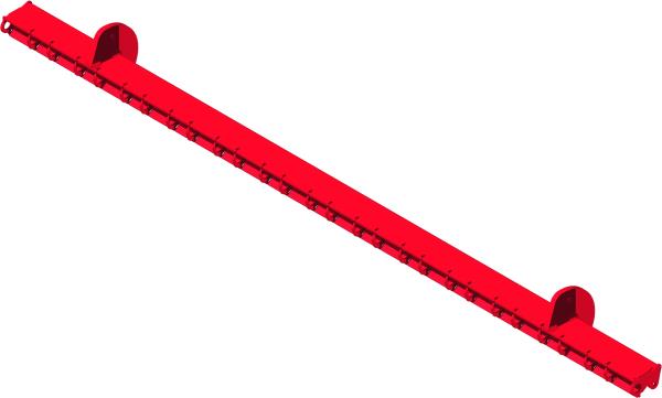 Frame, Scarifier Tine Mount