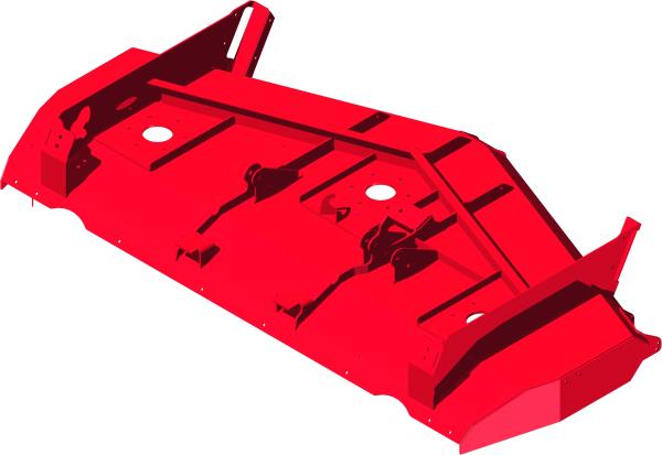 FRAME, DECK WELDMENT MU720