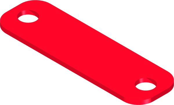Bracket, Backer Plastic Slide