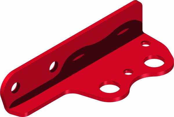 Bracket, HYD Coupler 2 Pos