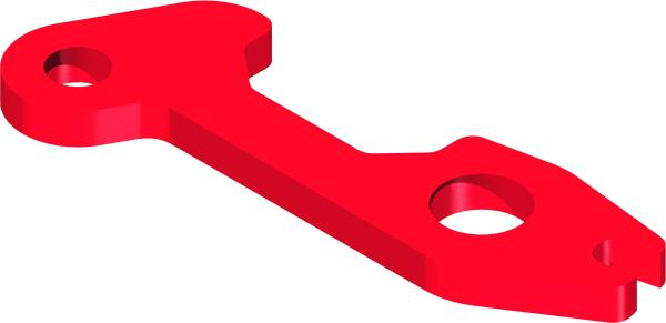 Plate, Tach RPM Sensor Spacer