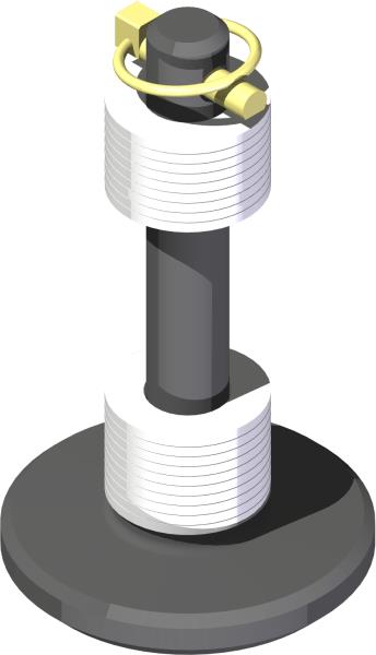 Shoe, Skid Round Asm 4-1/2"