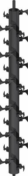 Rotor, 72" Flail with Scoop Knives