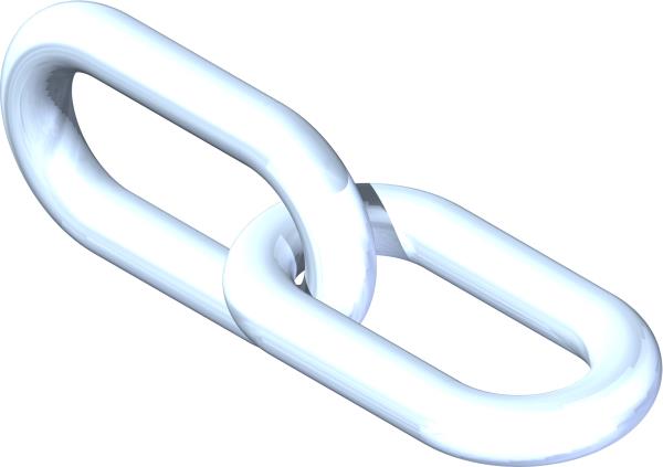 Chain, 1/4" x 2 Links